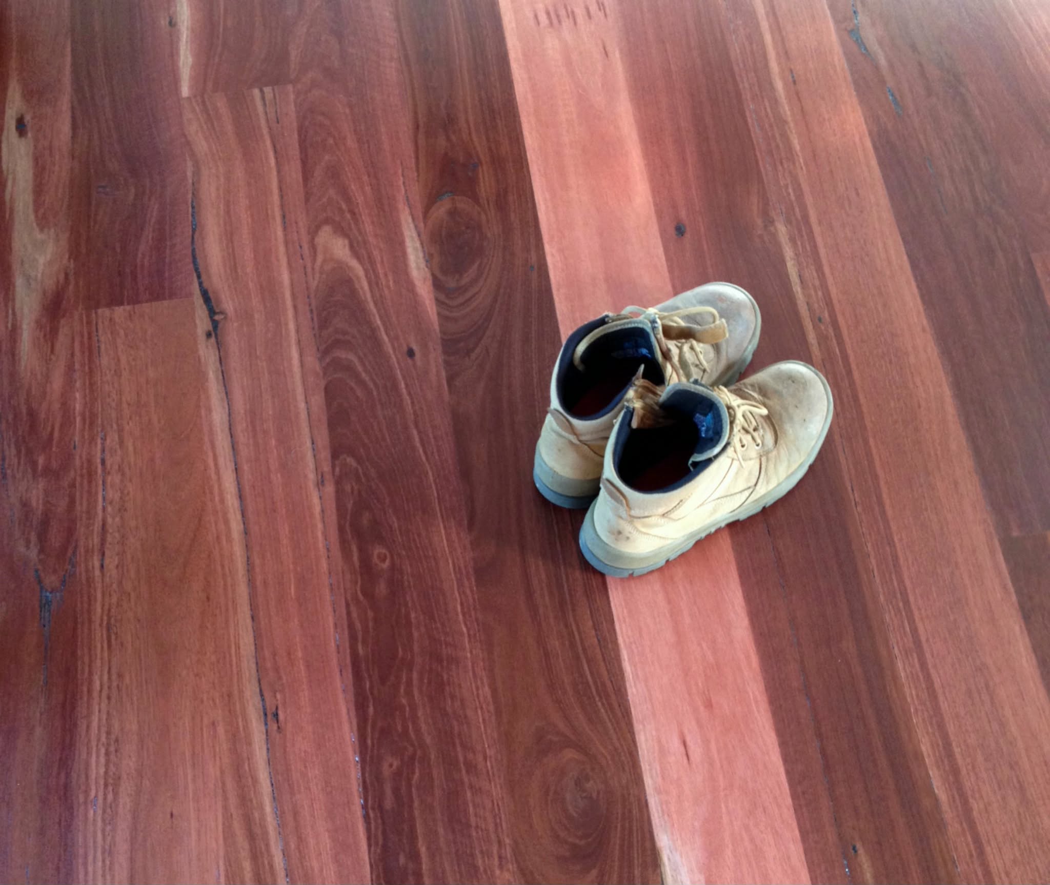 Floor restoration work