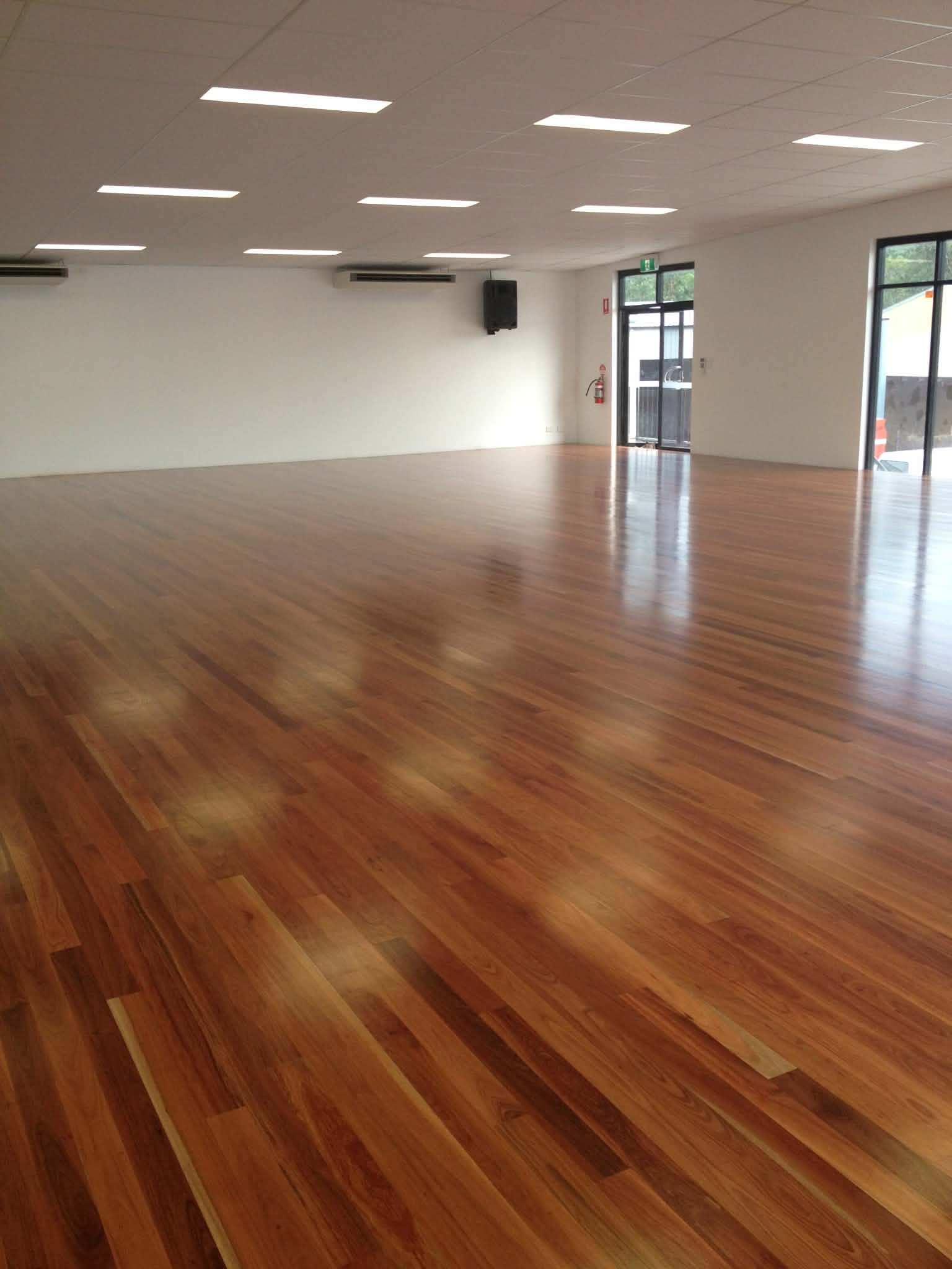 Floor restoration work