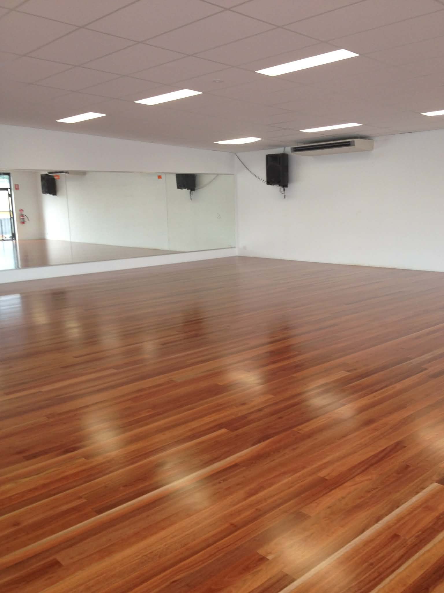 Floor restoration work
