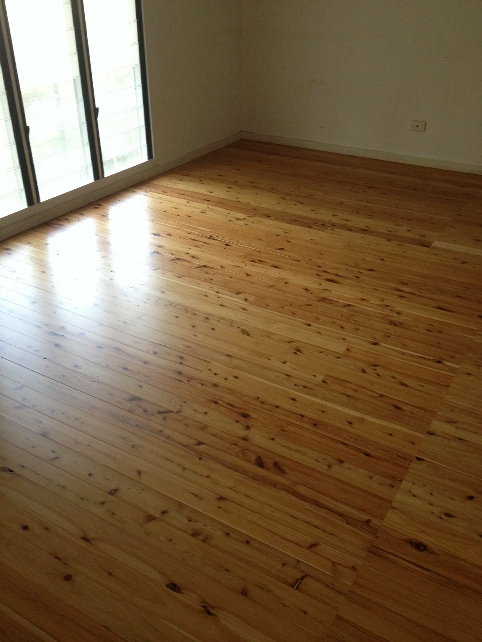 Floor restoration work