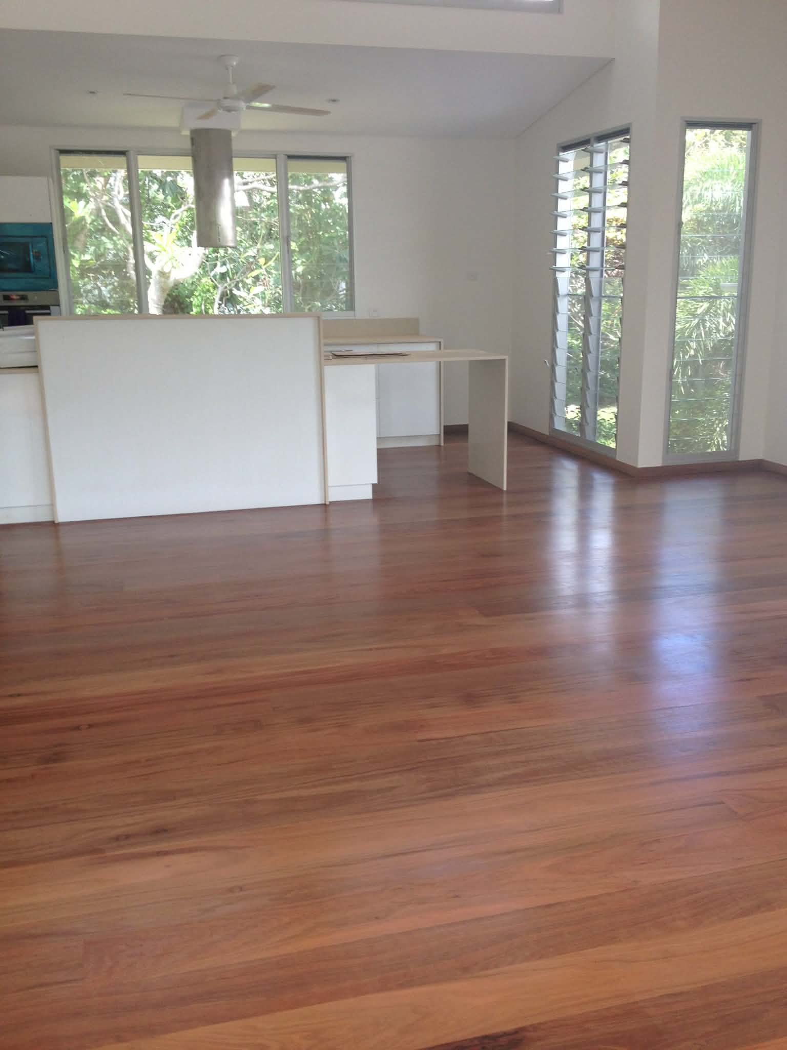 Floor restoration work